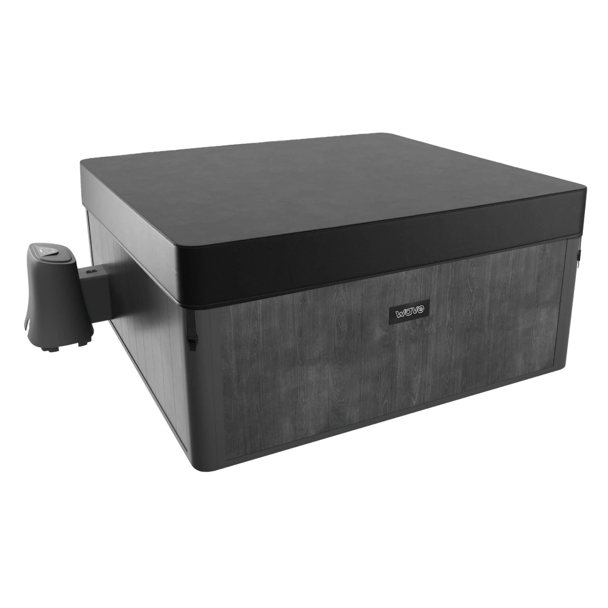 Adriatic | 6 Person Square Aluminium Frame Hot Tub | Black Wood - Image 7
