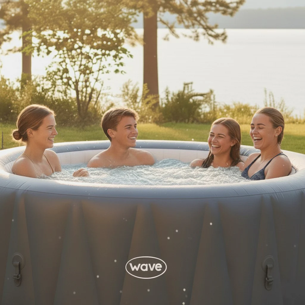 Atlantic | 4/6-Person Inflatable Hot Tub | Built-In Integrated Heater - Image 4