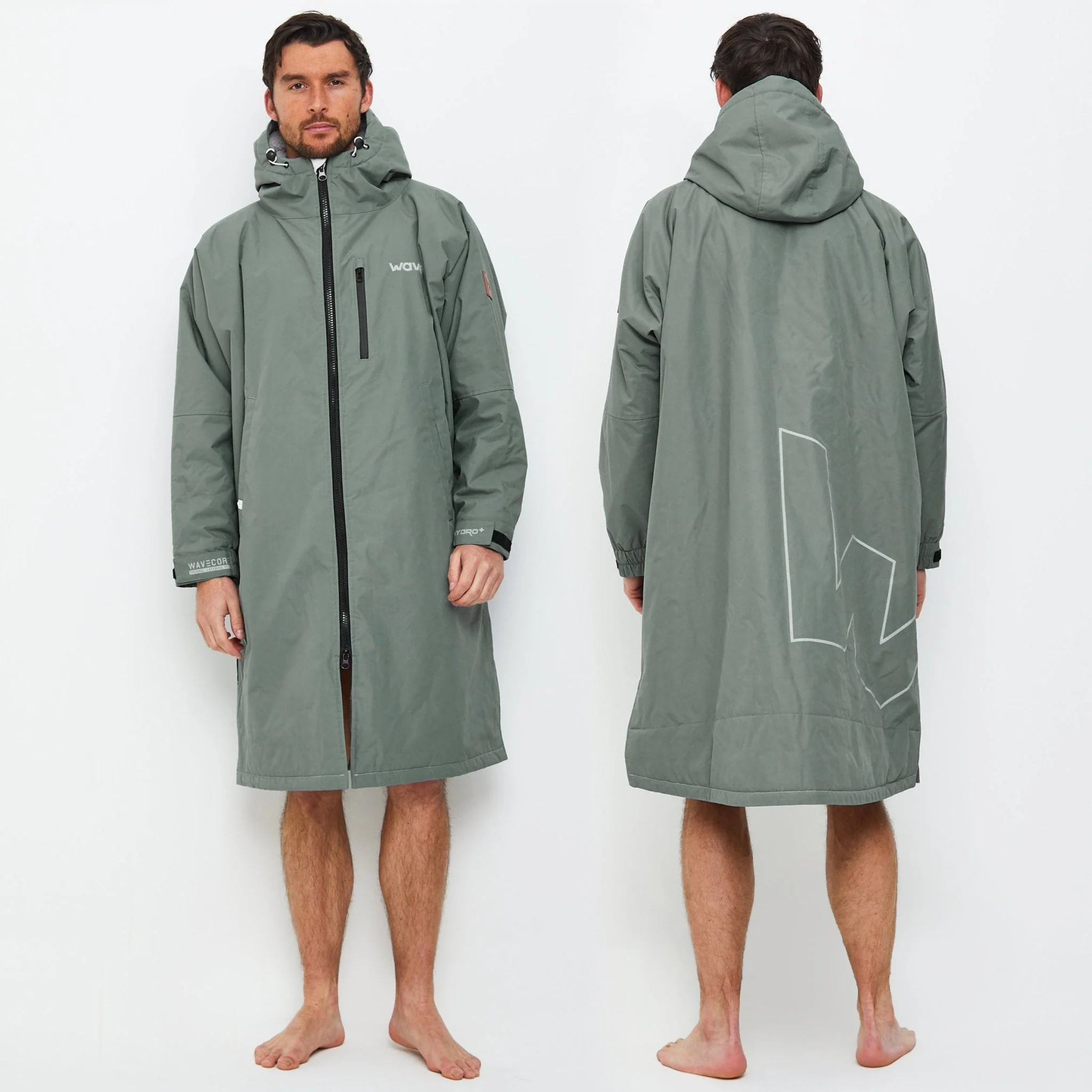 Fleece-Lined Hot Tub Changing Robe | Waterproof & Windproof | Unisex