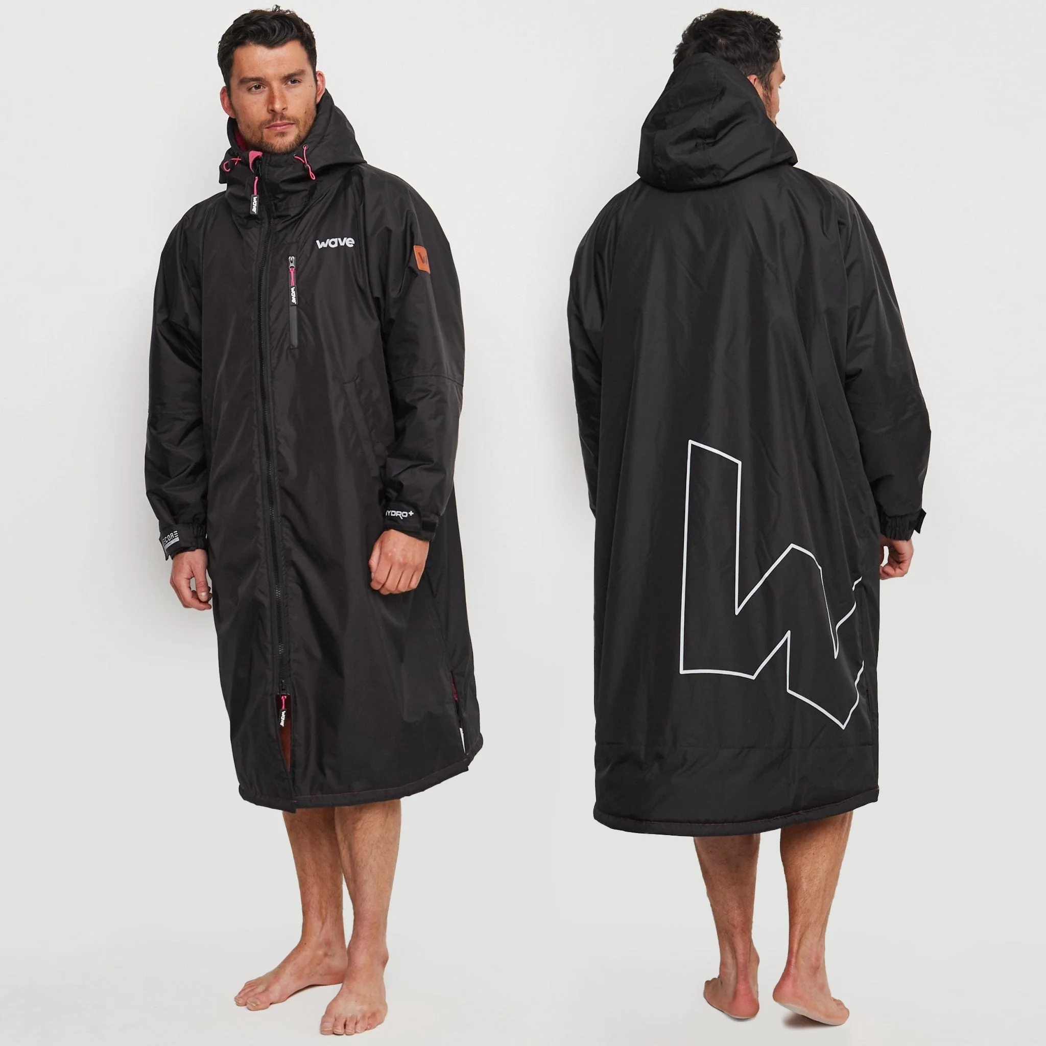 Fleece-Lined Hot Tub Changing Robe | Waterproof & Windproof | Unisex - Image 42