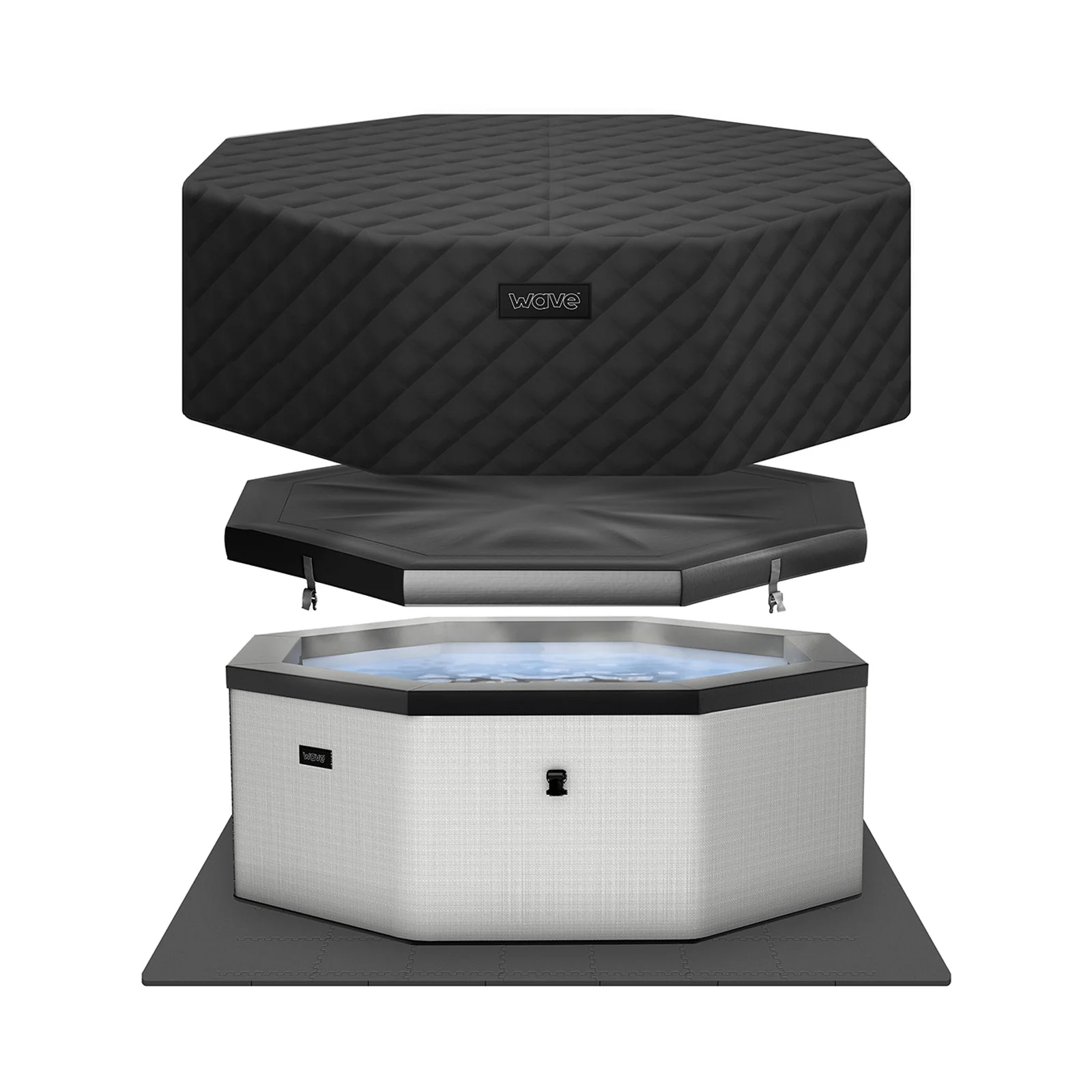Como | 6-Person Eco Foam Hot Tub | Built-In Integrated Heater - Image 5