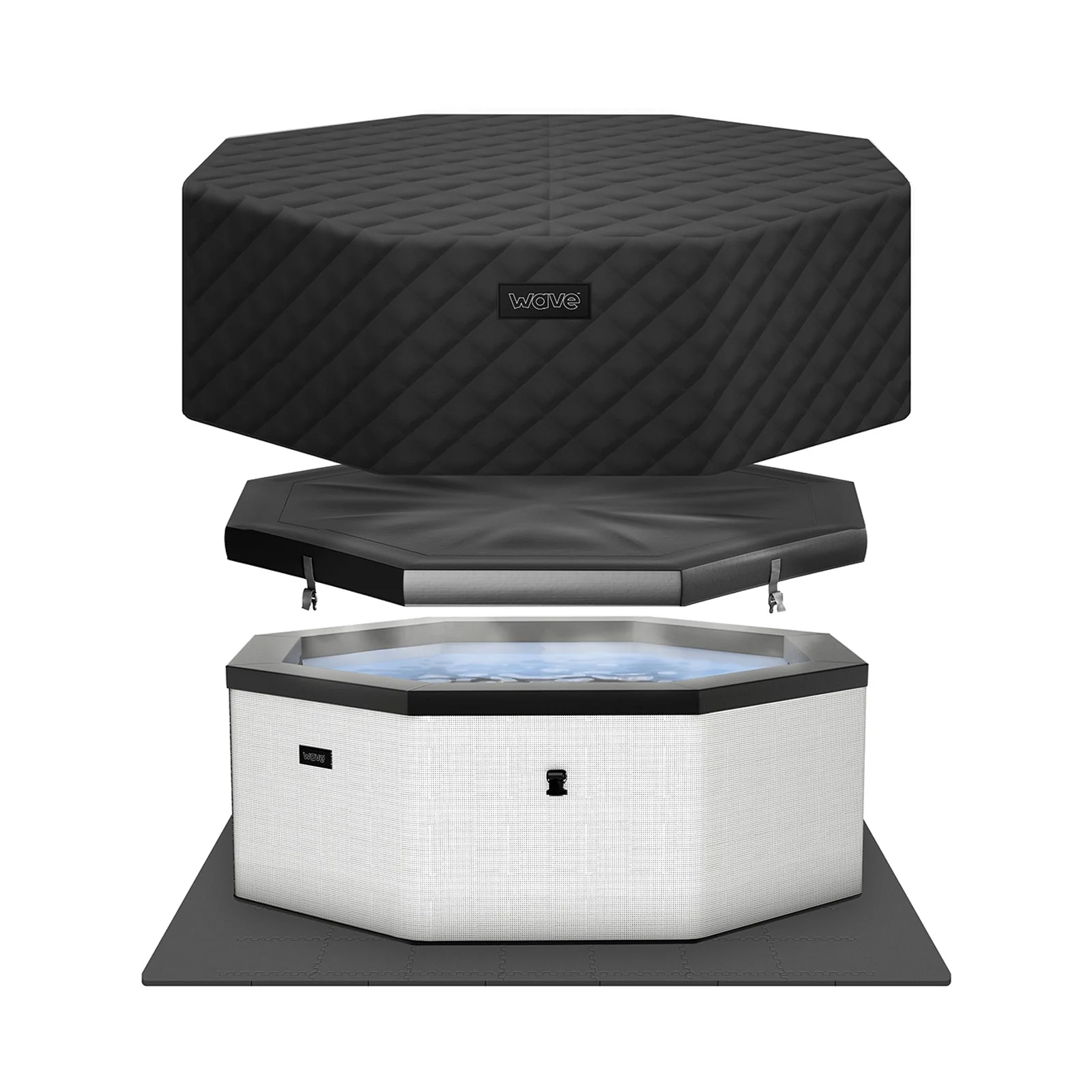 Como | 6-Person Eco Foam Hot Tub | Built-In Integrated Heater - Image 6