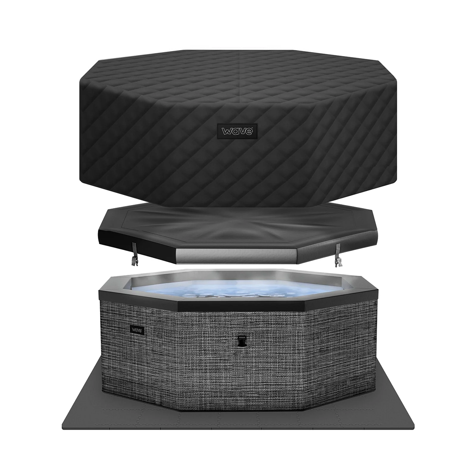 Como | 6-Person Eco Foam Hot Tub | Built-In Integrated Heater - Image 7