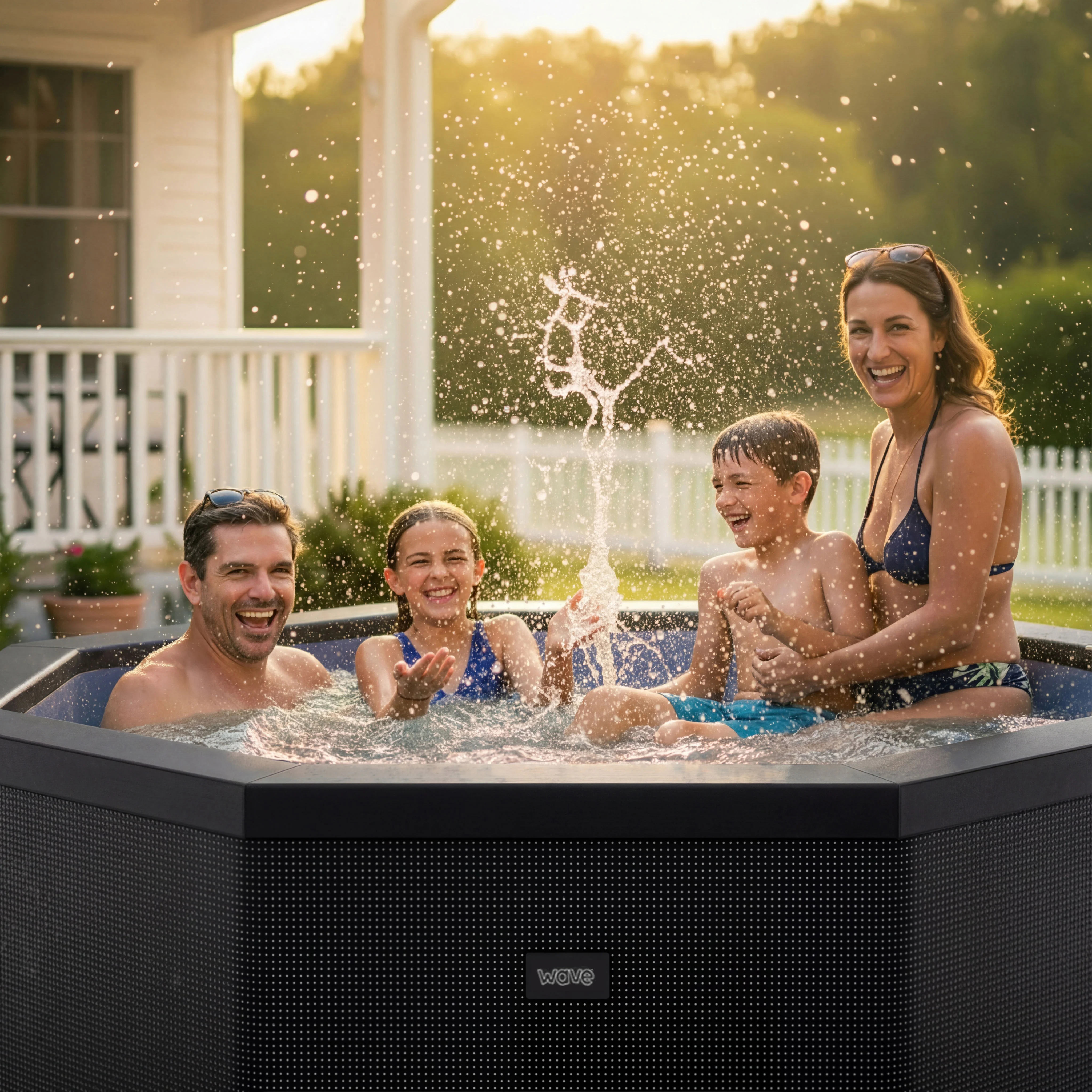 Como | 6-Person Eco Foam Hot Tub | Built-In Integrated Heater - Image 9