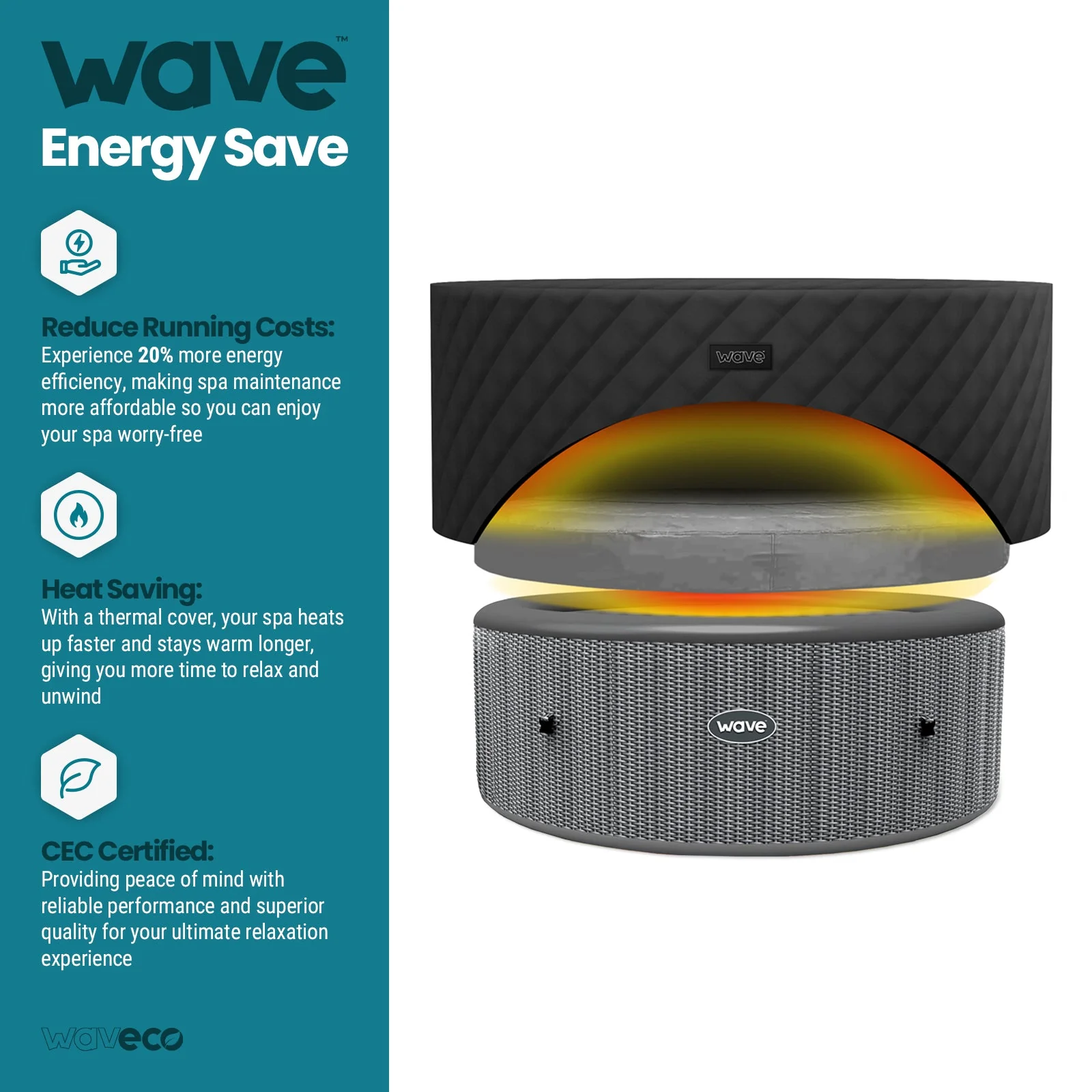 Energy Save Thermal Hot Tub Cover - Image 16