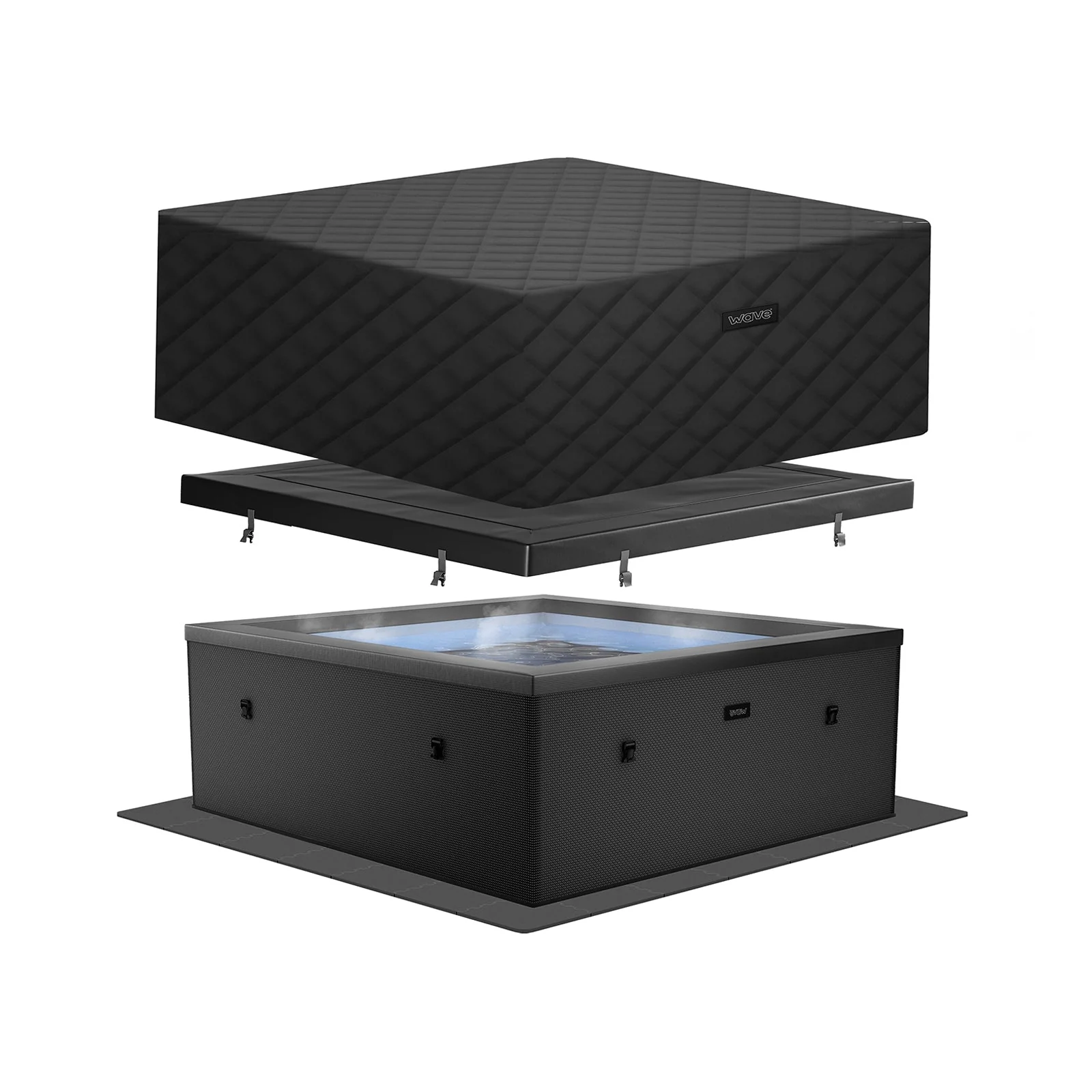 Garda | 4/6-Person Eco Foam Hot Tub | Built-In Integrated Heater - Image 5