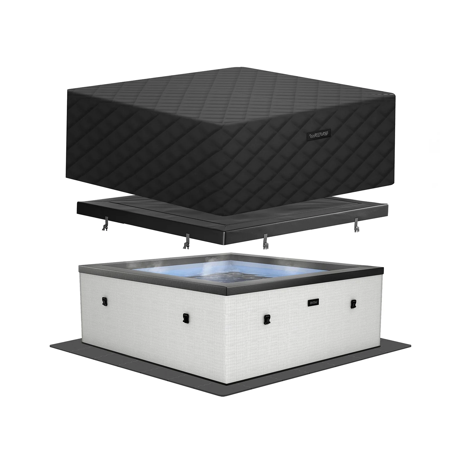 Garda | 4/6-Person Eco Foam Hot Tub | Built-In Integrated Heater - Image 8