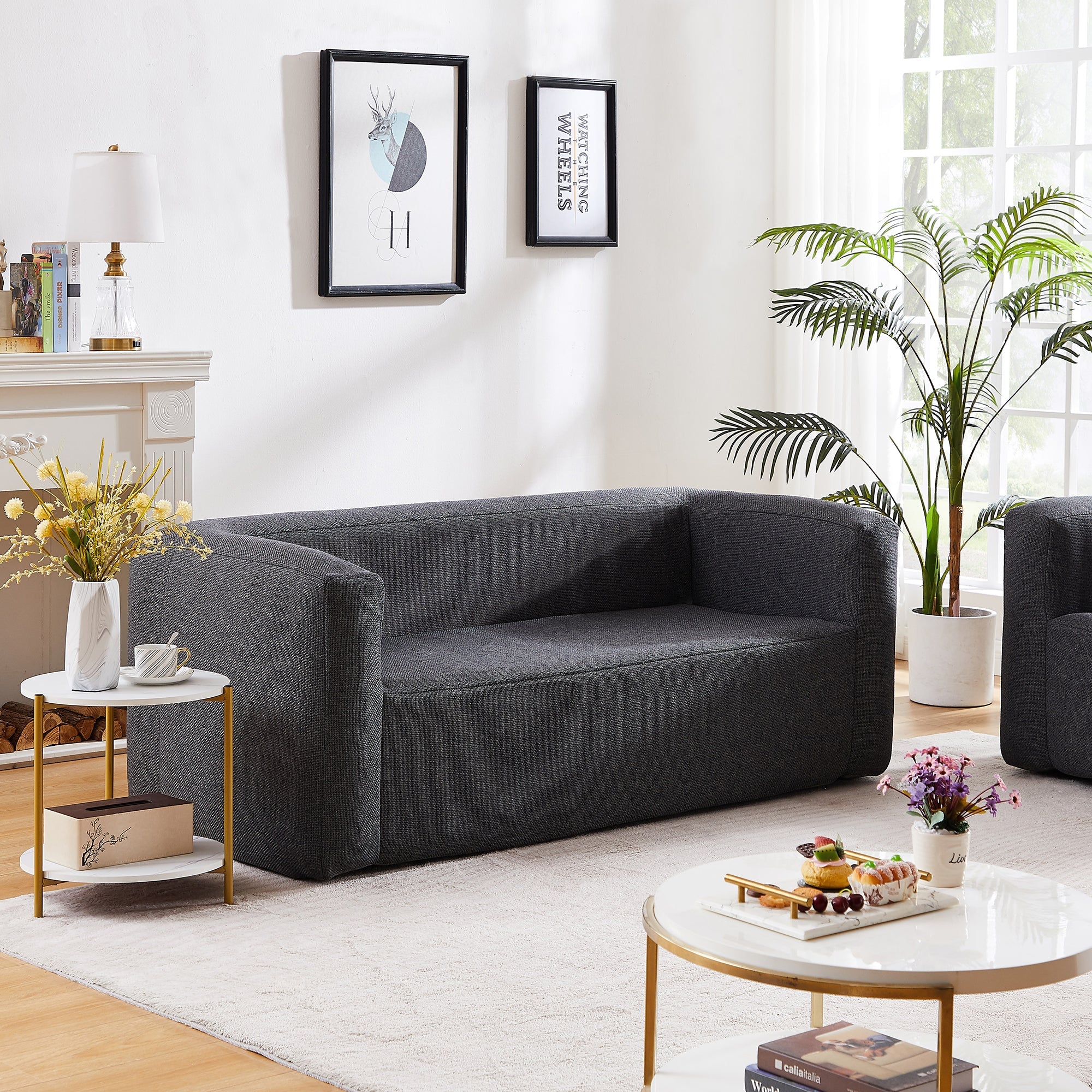 Chair and Double Sofa Set - Image 4