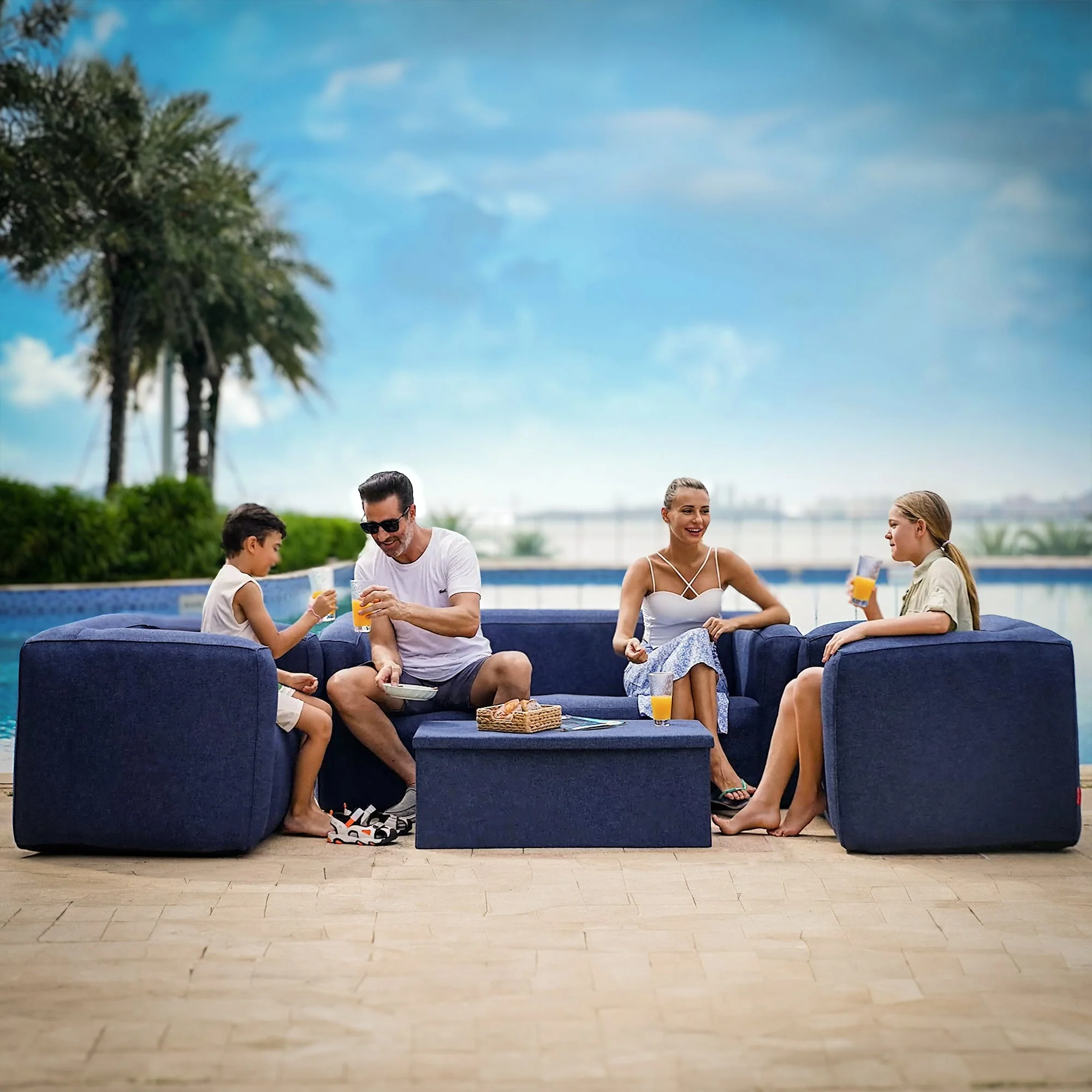 Chair and Double Sofa Set - Image 9