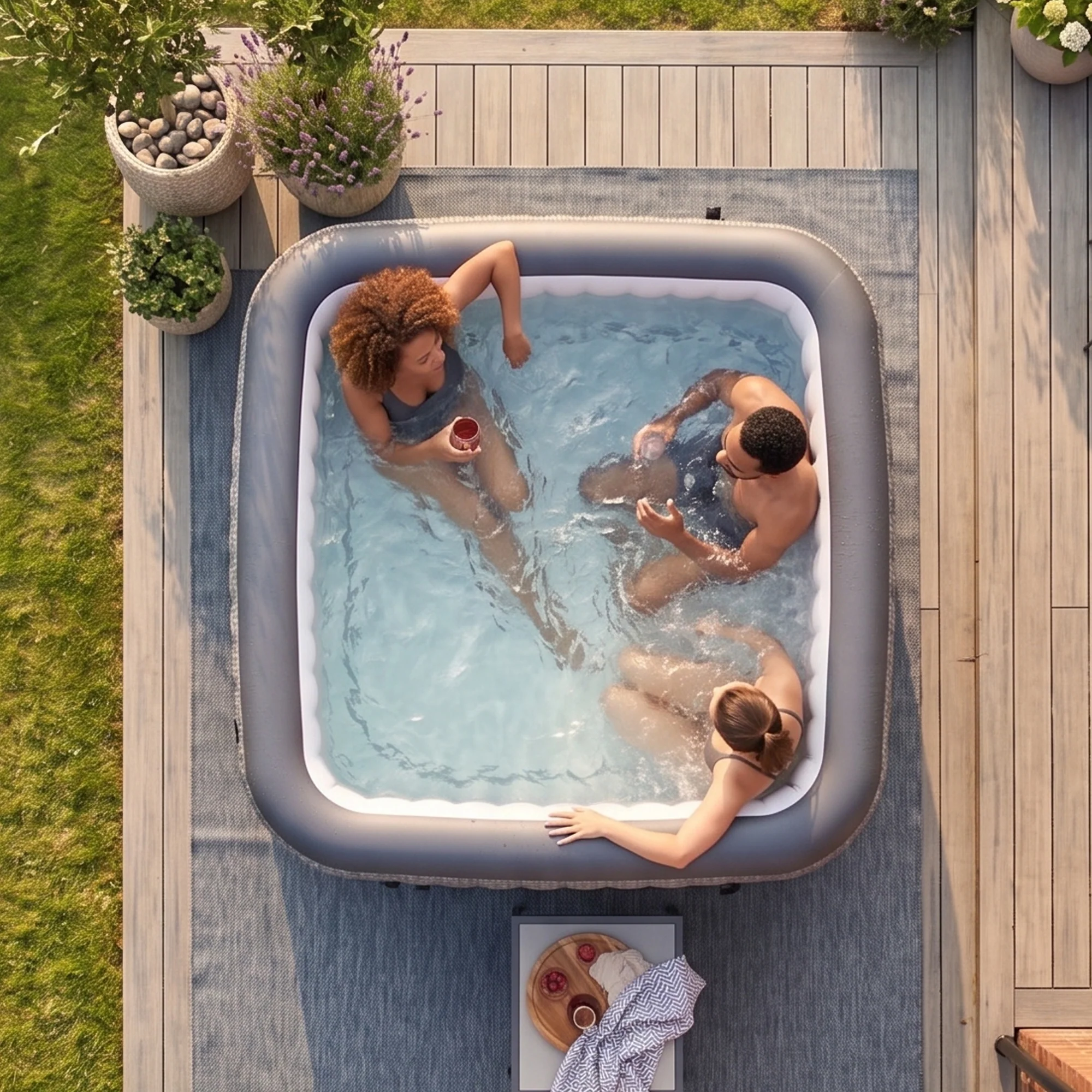 Pacific | 4/6-Person Inflatable Hot Tub | Built-In Integrated Heater - Image 5