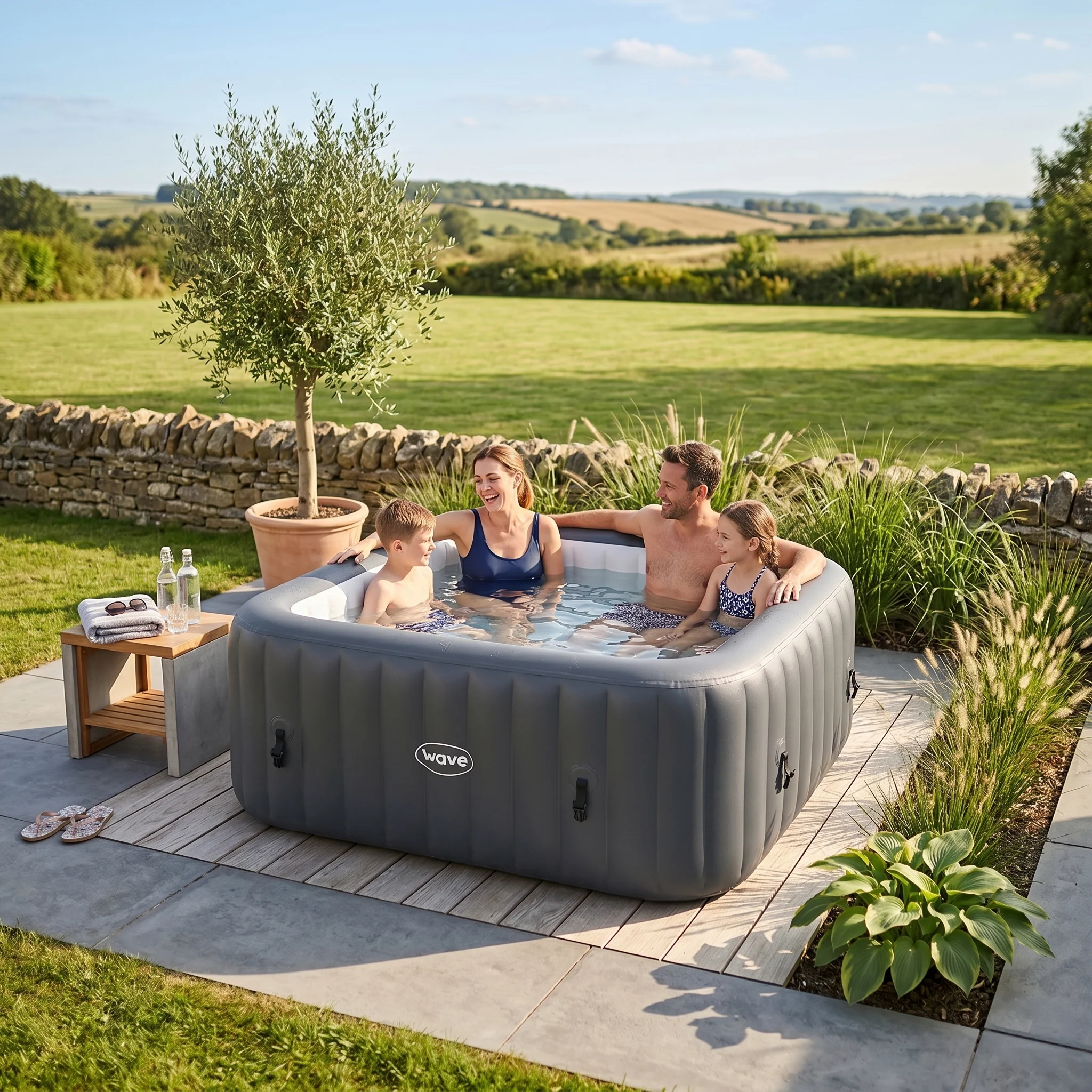 Pacific | 4/6-Person Inflatable Hot Tub | Built-In Integrated Heater - Image 9