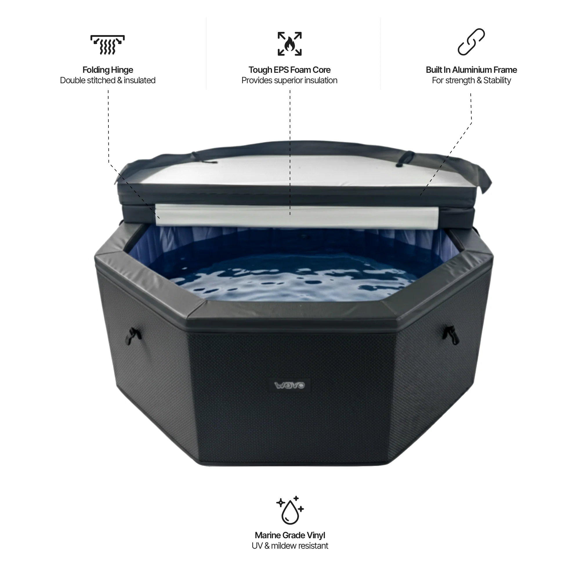 Premium All Weather Hot Tub Cover - Image 3
