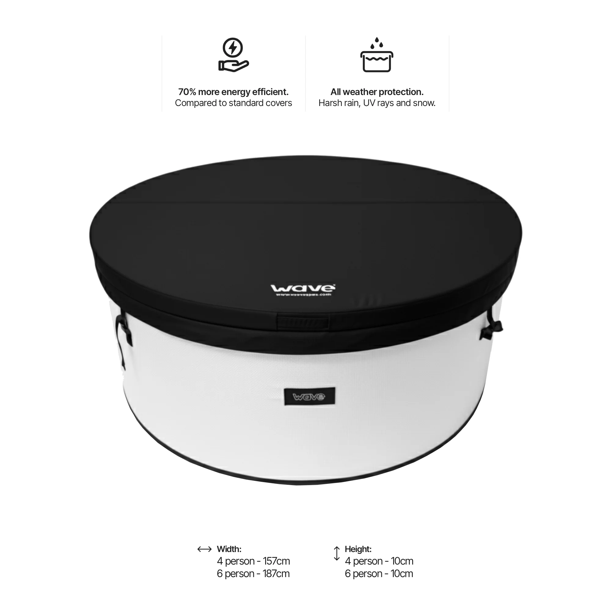 Premium All Weather Hot Tub Cover - Image 5