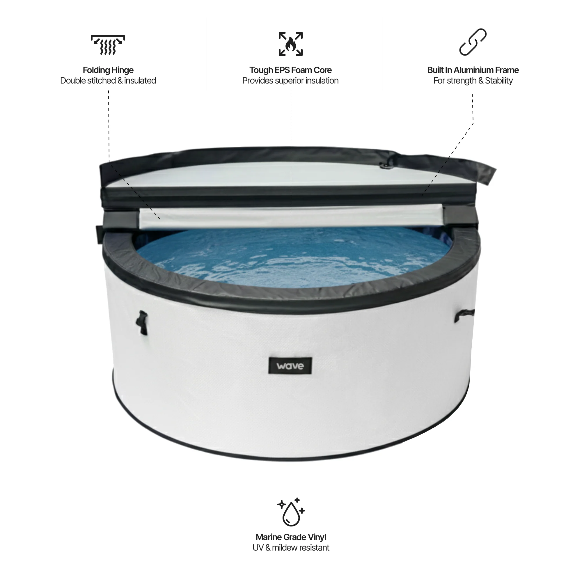 Premium All Weather Hot Tub Cover - Image 6