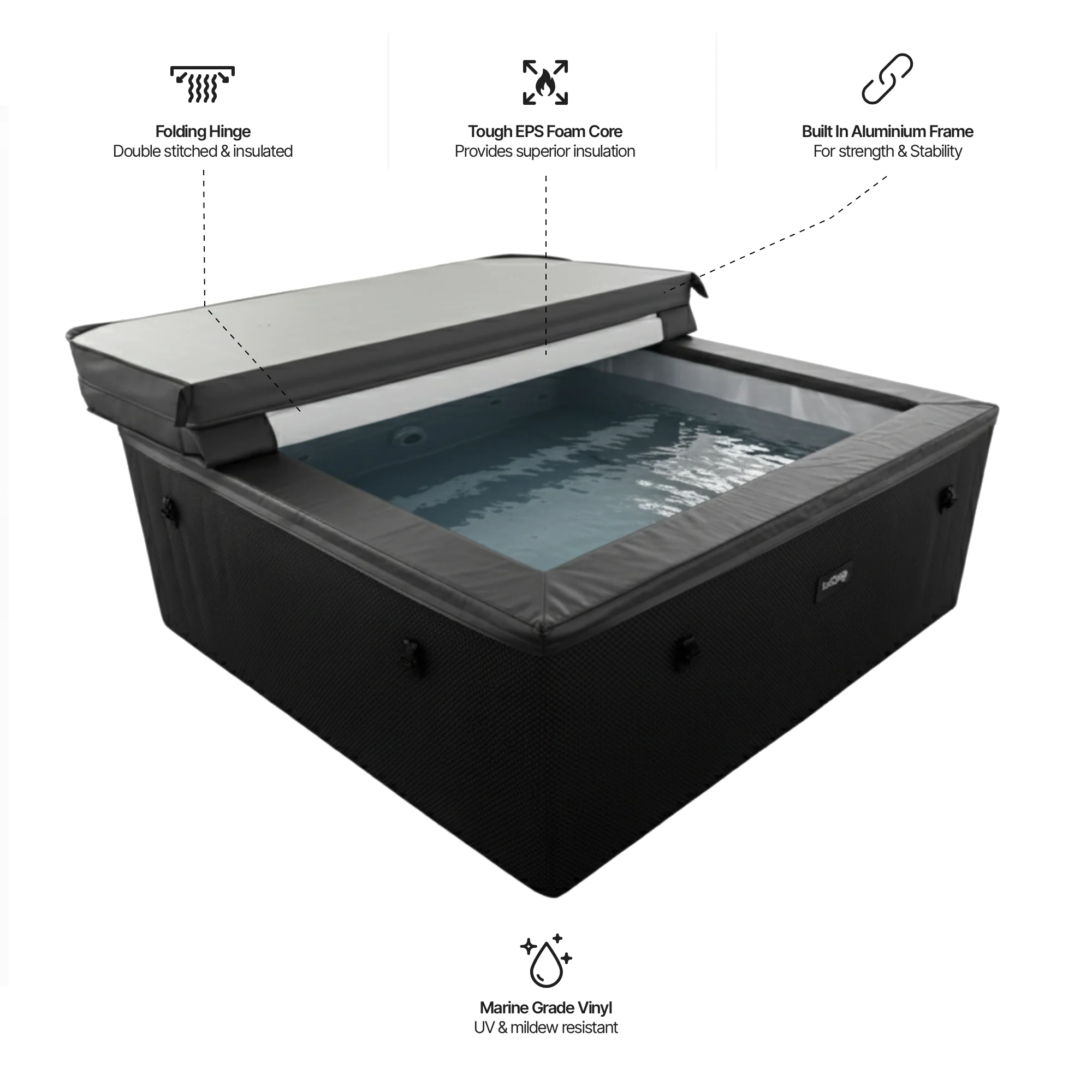 Premium All Weather Hot Tub Cover - Image 9
