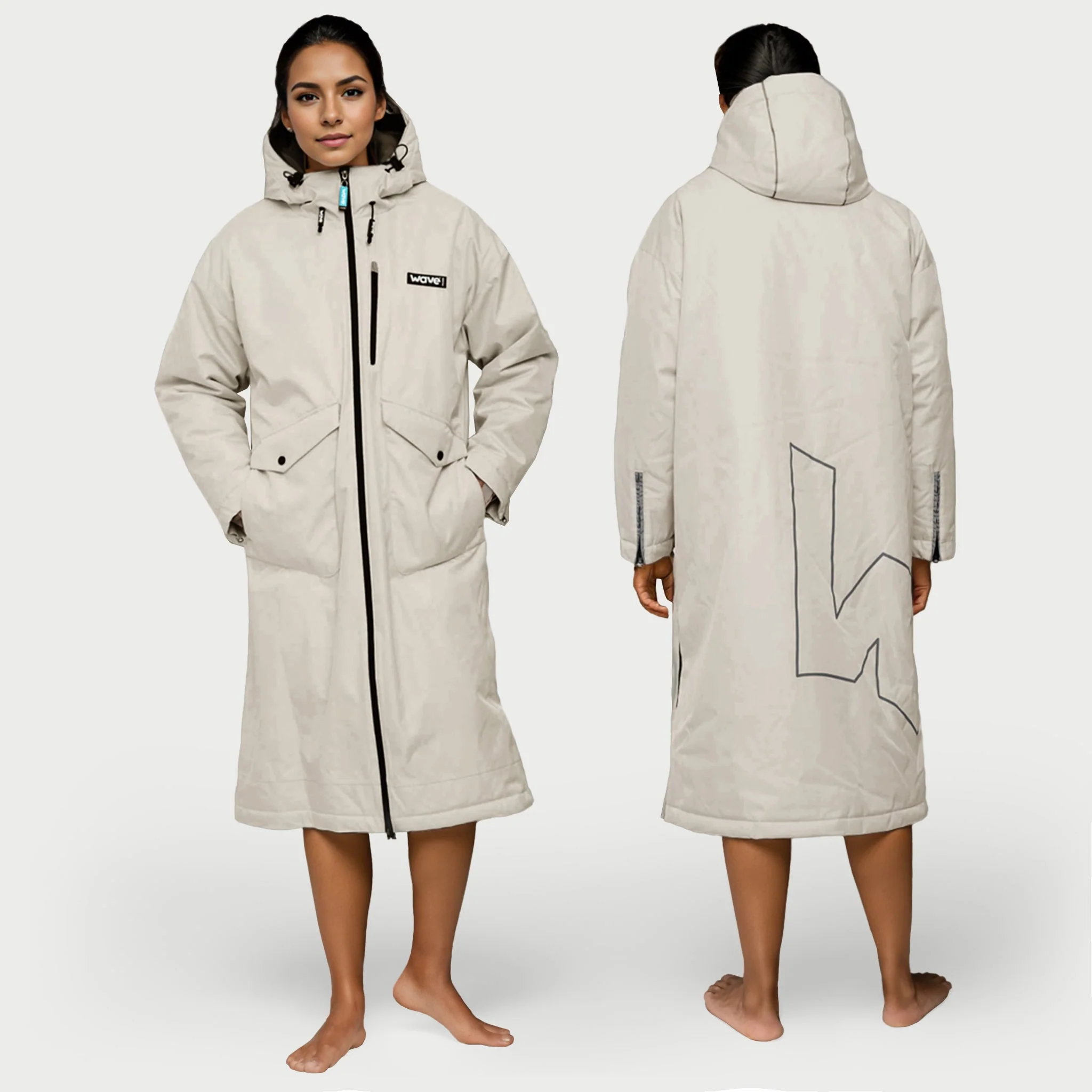 Wave 3 in 1 Hot Tub Changing Robe | Waterproof & Windproof | Unisex - Image 11