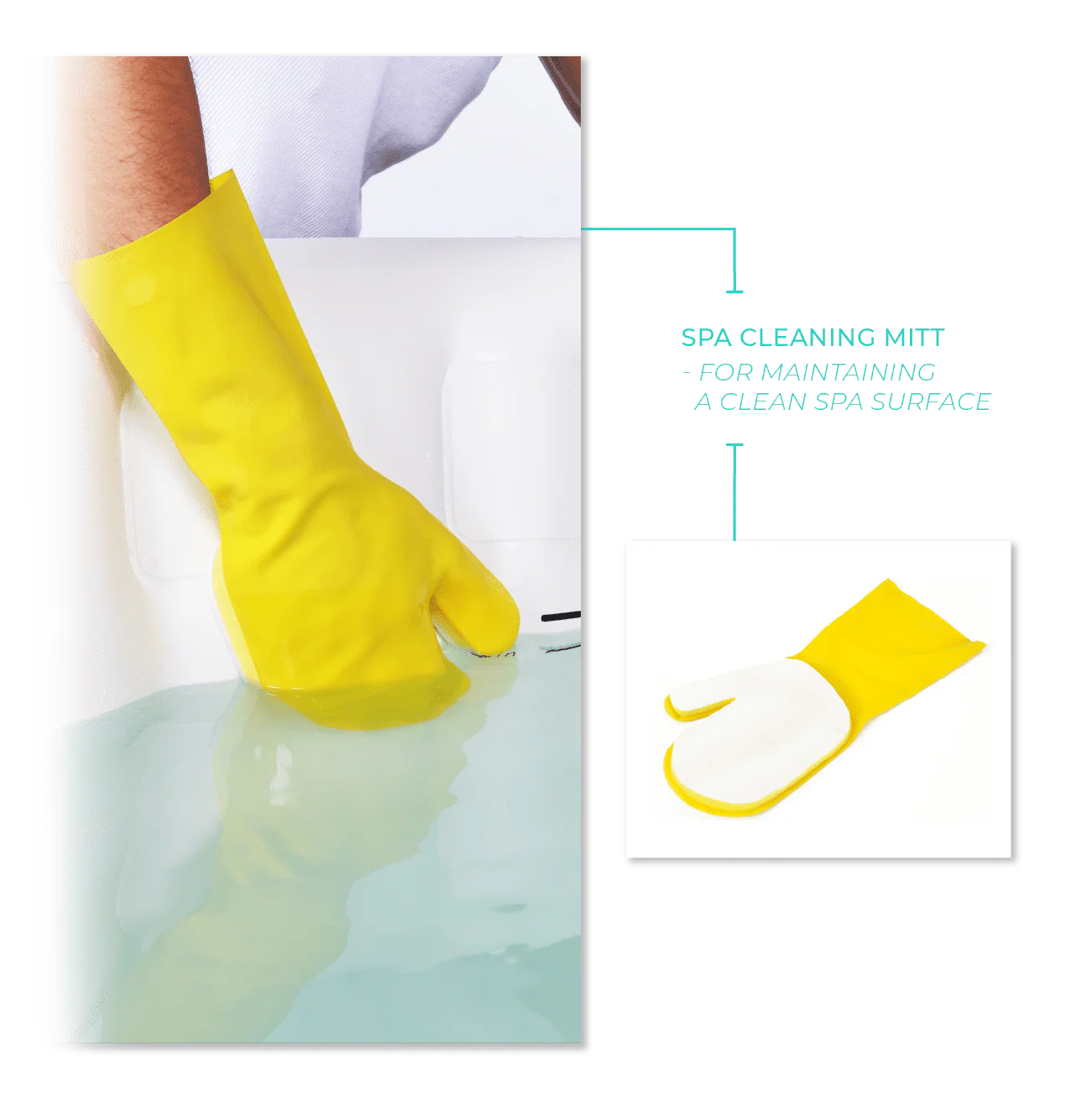 Cleaning Kit | Cleaning Mitt, Net, Brush - Image 3